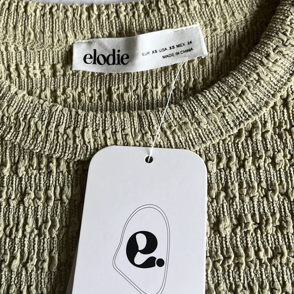 NWT Elodie Size XS Textured Mini Dress - Picture 2 of 3